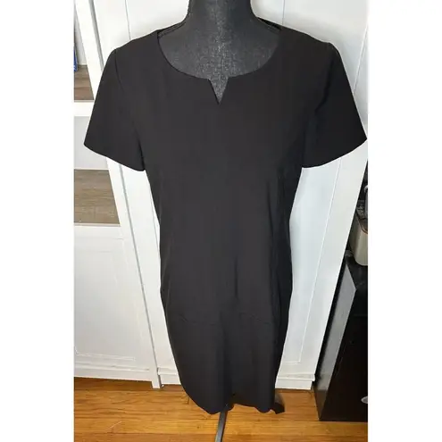 TAHARI Arthur S. Levine Women’s Bi Stretch LBD Shift Dress Size 8 Black