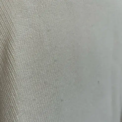 J. McLaughlin Tiered Ruffle Sleeve Italian Merino Wool Sweater | Cream | Large