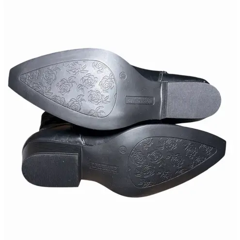 Portland Boot Company Size 10 Olympia Womens Black Cowgirl Western Boots Wide Ca