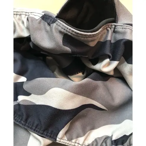 Nine West  active wear camouflage black and gray workout shorts