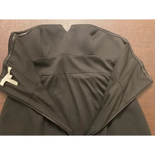 Max and Cleo Black Strapless Embellished Holiday Party Mini Dress Sze 6 New Year