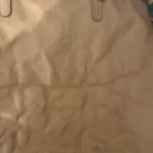 Consuela Greer Shopper Tote Pink Blue Metallic Logo Zippered Discontinued