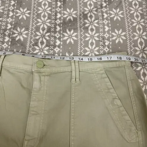 NWT Upwest Utility Denim Shorts Desert Sage Green Stretchy Comfy Staple Size XL