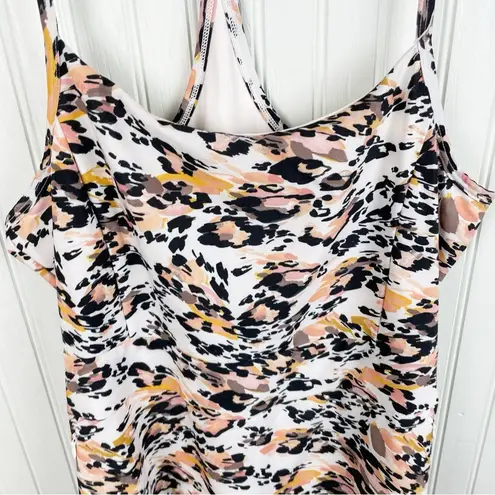 Calia Athletic Performance Dress with Shorts Leopard Animal Print Size Small