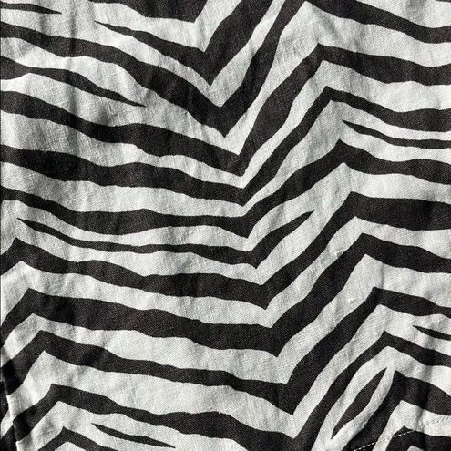 Tahari Black and White Wide Leg Jumpsuit