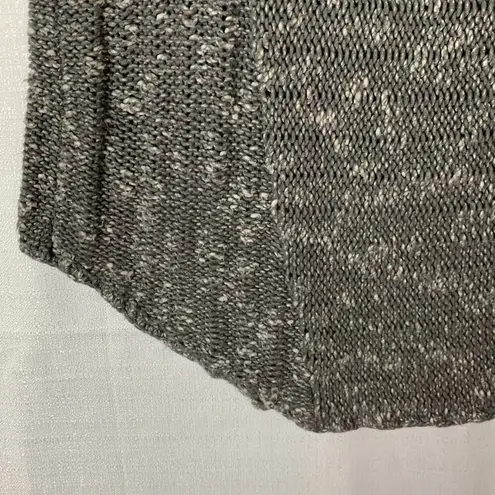 Helmut Lang women's extra small xs sweater caged boucle curved hem linen