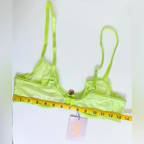 Savagexfenty NWT Savage x Fenty X-Ray Vision Unlined Demi Bra - Space Age Foil - 36B