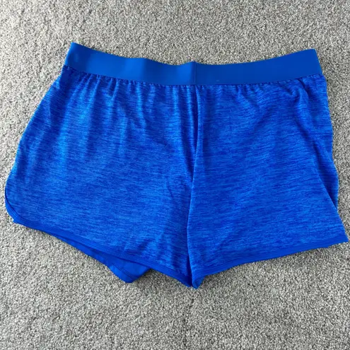 Avia Women's Running Shorts XL Athletic Workout Blue Activewear Pickleball