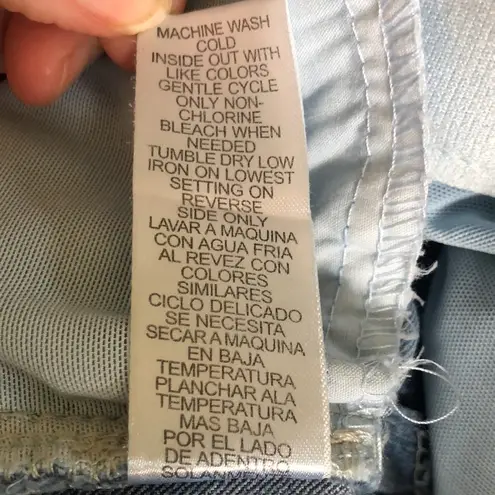 Democracy Bermuda Stretch Short Jorts Size 12 Medium Wash 9” Cotton Blend