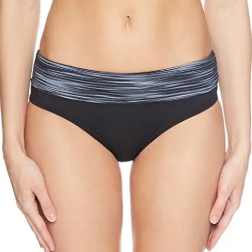 EUC TYR Arvada Riva Classic Bikini Bottoms Striped Black Size L
