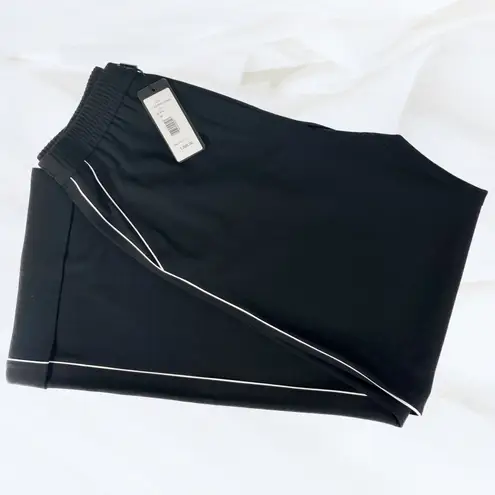 Dolce & Gabbana Kim Kardashian Straight Wool Pants Black Size EU40 Piping Runway