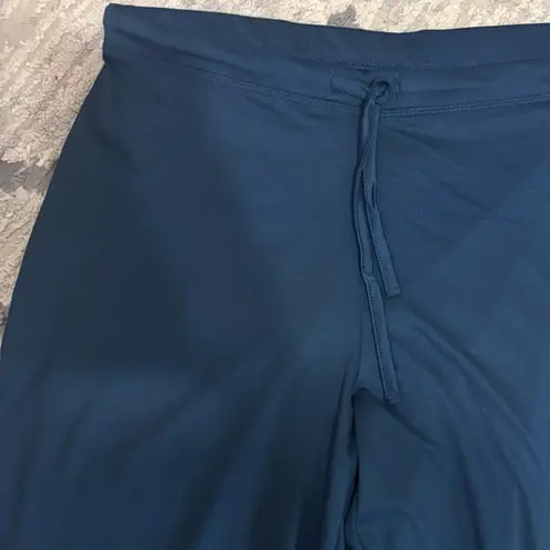 32 Degrees Cool Women Pajama Pants Medium Blue Pull Up Super Soft Lounge