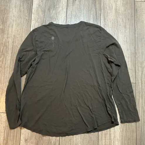 FIGS  Threads for Threads Olive Green Long Sleeve T Shirt Size L thumbnail 5