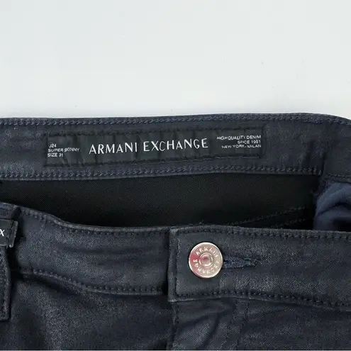AX Armani Exchange J24 Blue Black Coated Jeans 31