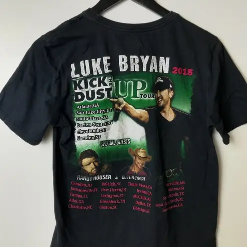 2015 Luke Bryan Kick Dust Up Tour T Shirt Artist Graphic Tee M Size M
