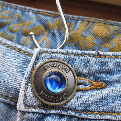 Desigual Patchwork Relaxed Fit Jeans