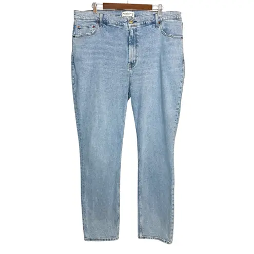 Abercrombie & Fitch Abercrombie &‎ Fitch The 90s Slim Straight Ultra High Rise Jeans Size 35/20 R