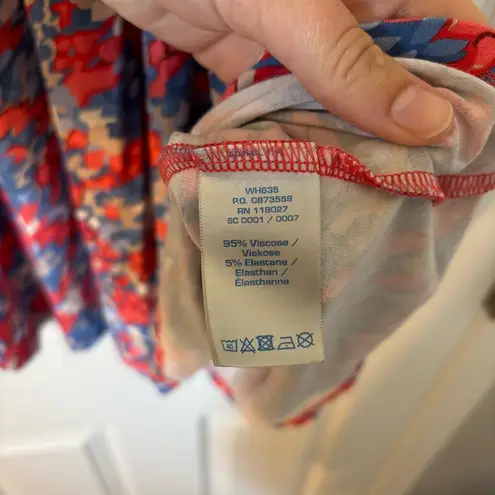 Boden St. Lucia Halter Dress Red White Blue Multi Patriotic Knee Summer Sun 4