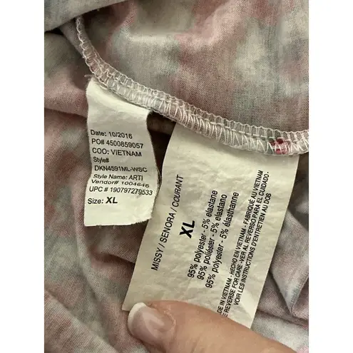 Gloria Vanderbilt Woman’s Xl Multicolor Rhine Stones Scoop Neck T Shirt