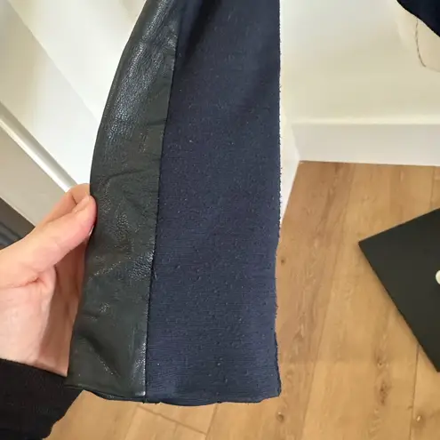 Catherine Malandrino $1100 - RARE  Navy Leather Jacket - 4