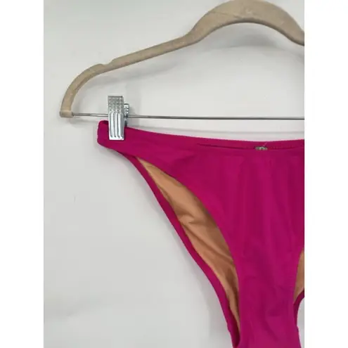 J. Crew Heritage 1989 High Leg Bikini Bottom Women S Pink NEW Vacation Resort