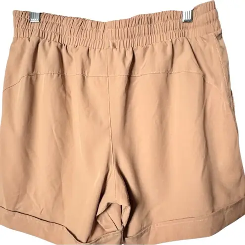 Mondetta Outdoor Project Tan Athletic Shorts Lightweight Elastic Waist Sz M