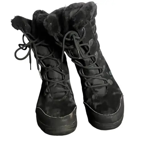 Kamik BOSTON2 women’s sz 8 impermeable waterproof winter warm faux fur suede