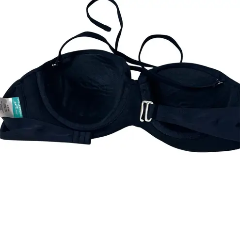 Catalina Black Bandeau Bikini Top