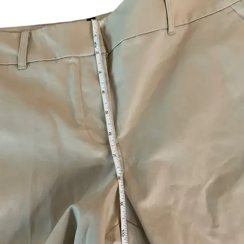 Anne Taylor Factory khaki The 6 Inch Short Mid Rise Women Size 8 Brown Casual