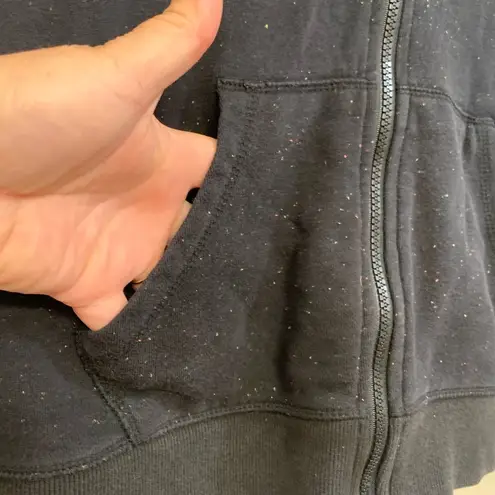 American Fighter Affliction Woman’s Black Medium Zipped Hooded Jacket. 2101