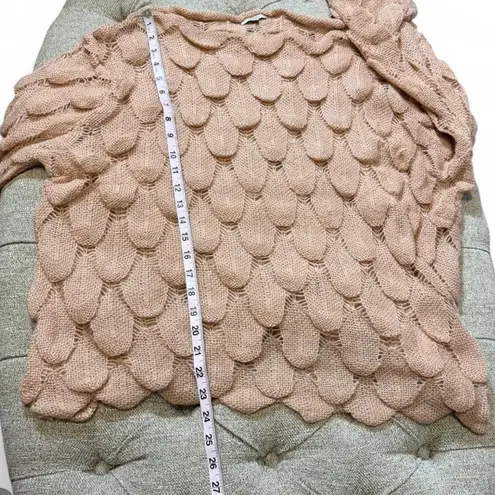 Lightweight Fish Scale Sweater Pink Size undefined
