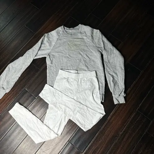 Los Angeles Apparel Crewneck sweater & legging set basic casual outdoor summer