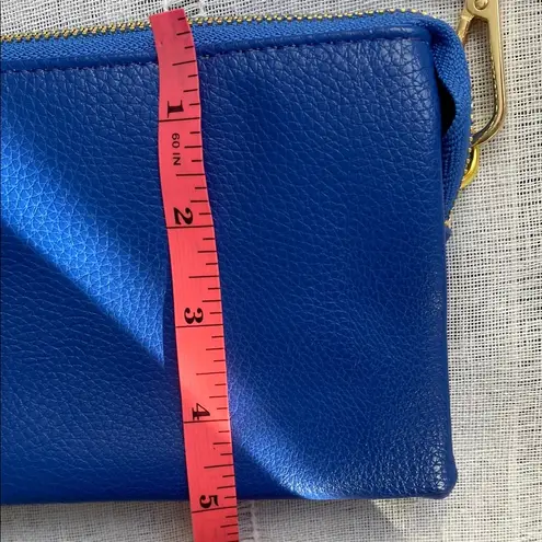 Designify Box Cobalt Blue Crossbody Bag with Adjustable Strap