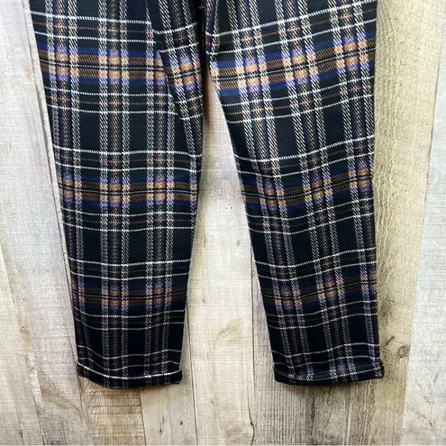 Full Tilt  Medium Pull On Multicolored Plaid Pants with Front Pockets & C…