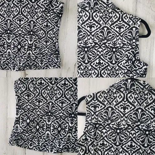 E39 By Eric Black & White Tailored Vest Medium