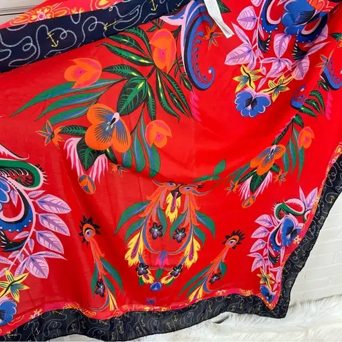 Desigual Tropical Nautical Print Large Scarf OS