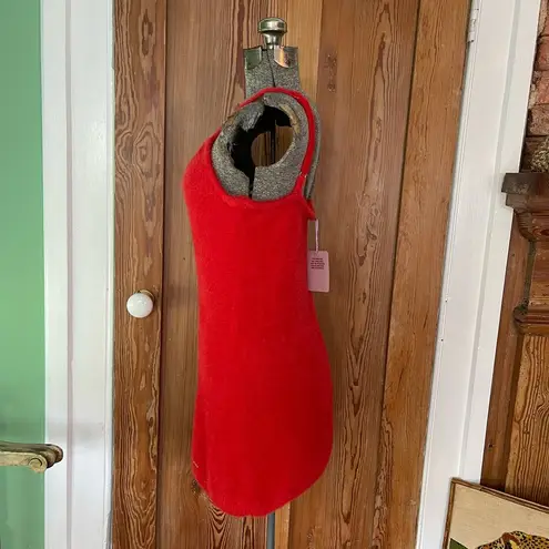 NWT Savage X Fenty Fluff It Up Slip Goji Berry Red ~ Siz Medium 💛🍄