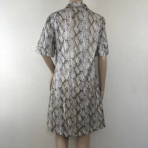 Alberto Makali Snakeskin Print Dress 8