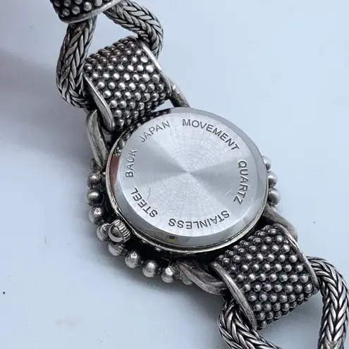 Sterling Silver Vintage 925  women 56 grames WATCH Bali Indonesia Quartz runs