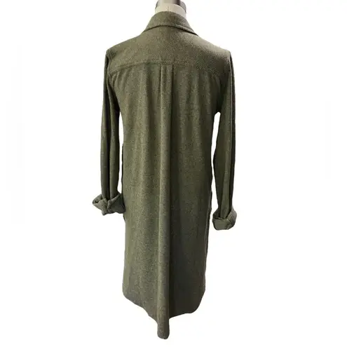 Faherty  Legend Sweater Dress Olive Melange Twill Size Extra Small XS