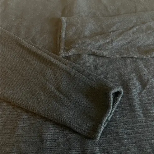 Michael Kors Sweater Tunic Exposed Zipper Black Size XL