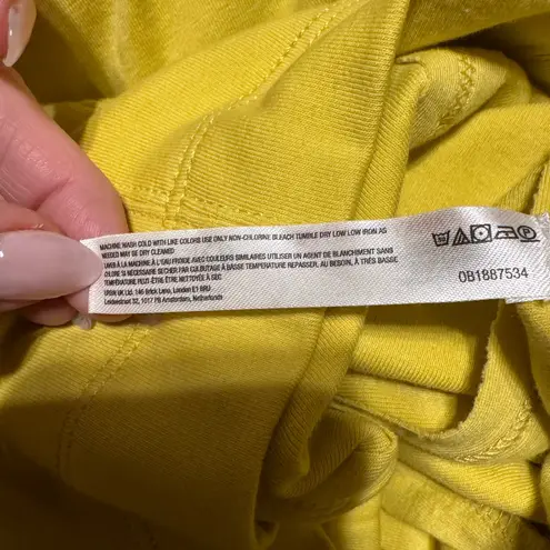 Daily Practice by Anthropologie Mock Neck Knit Mini Dress – Small Yellow