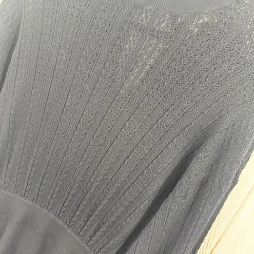 Sézane Sezane Women’s Small Black Robe Carlie Longsleeve Dress New