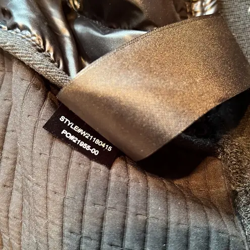 prAna Minx Bomber Jacket S pockets black textured stretchy warm mock collar zip