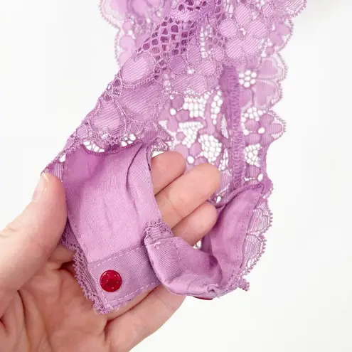 Free People  Intimately Womens Fairy Bare It All Lace Floral Tank Bodysuit Size M