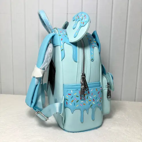 Lounge Fly Disney Minnie Mouse Lollipop Blue Sprinkle Ears Mini Backpack - New