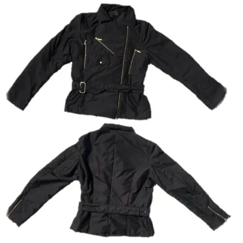 La Perla Studio Fabric Biker Jacket with Belt