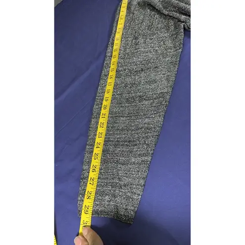 Basic Editions Black and Silver Knit Sweater, Womens Plus 1X.