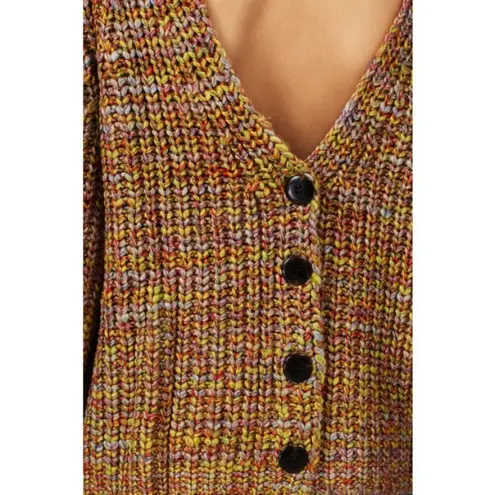 Ba&sh 💕💕 Gilet Haili Reversible Cardigan Sweater ~ Jaune Knit Small US 6 - Image 12