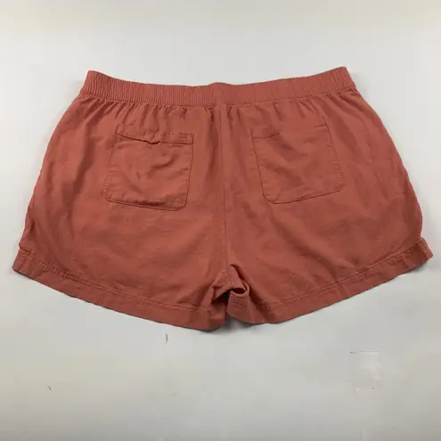 Old Navy  Amber Glow Linen Blend Pull On Shorts XXL
